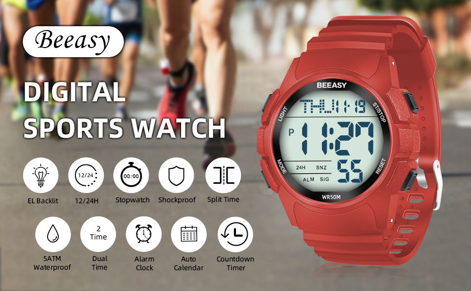 BEEASY digital watch